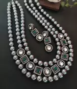 Silver necklace-sets