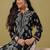 Hand Embroidered Black Cotton Lucknow Chikankari Women Kurta