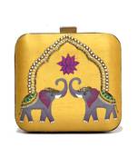 Golden Elephants Arch Clutch