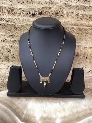 Multicolor cubic zirconia mangalsutra 2