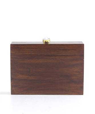 Multicolor Wooden Royal Jewellery Clutch 3