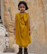 Goldenrod Linen Dress