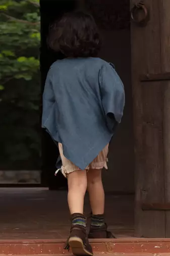Beige Linen Shorts
