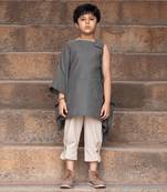 Basil Green Kantha Embroidered Top