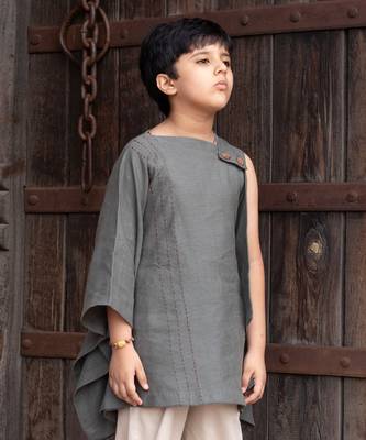 Basil Green Kantha Embroidered Top 2