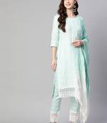 Yellow embroidered art silk kurtas-and-kurtis