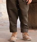 Army-Green Harem Pants