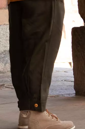 Army-Green Harem Pants