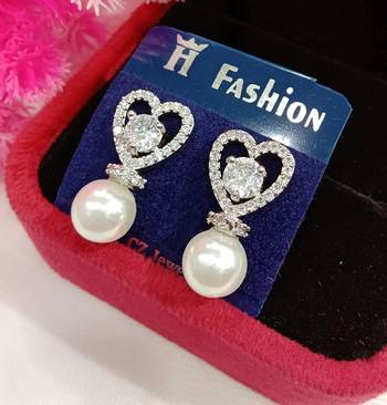 White earrings 1