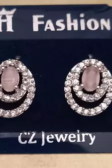 Pink earrings