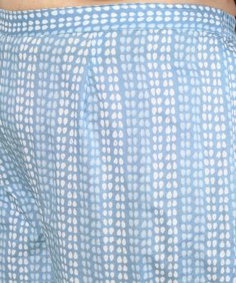 Light-blue printed cotton salwar 4