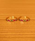 Multicolor toe-rings