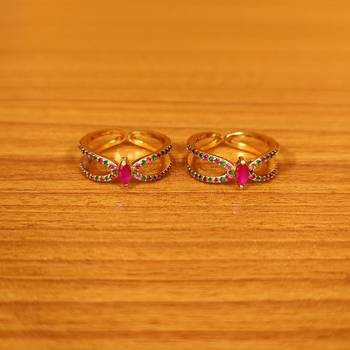 Multicolor toe-rings 1