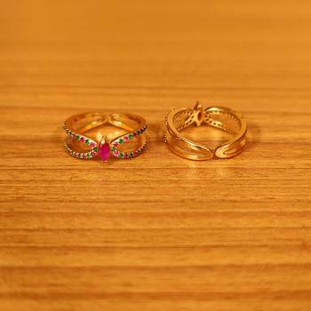 Multicolor toe-rings 2