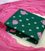 Green Bandhej Rayon Salwar
