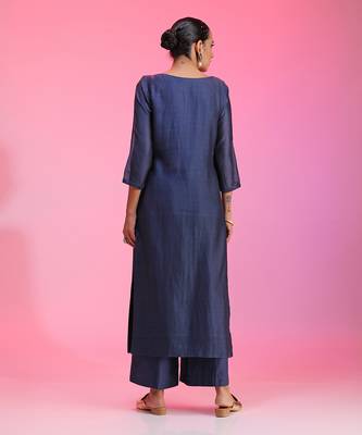 Zardozi And Pitta Ivory Kurta Set 6