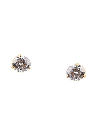 White Half Solitaire Necklace With Earrings 9