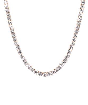 White Equal Solitaire Full Necklace With Earrings 4