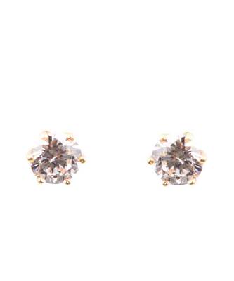 White 2 Row Solitaire Necklace With Earrings 6