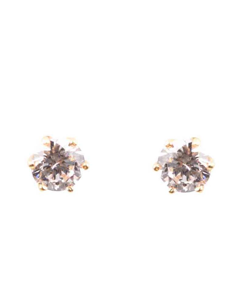 White 2 Row Solitaire Necklace With Earrings