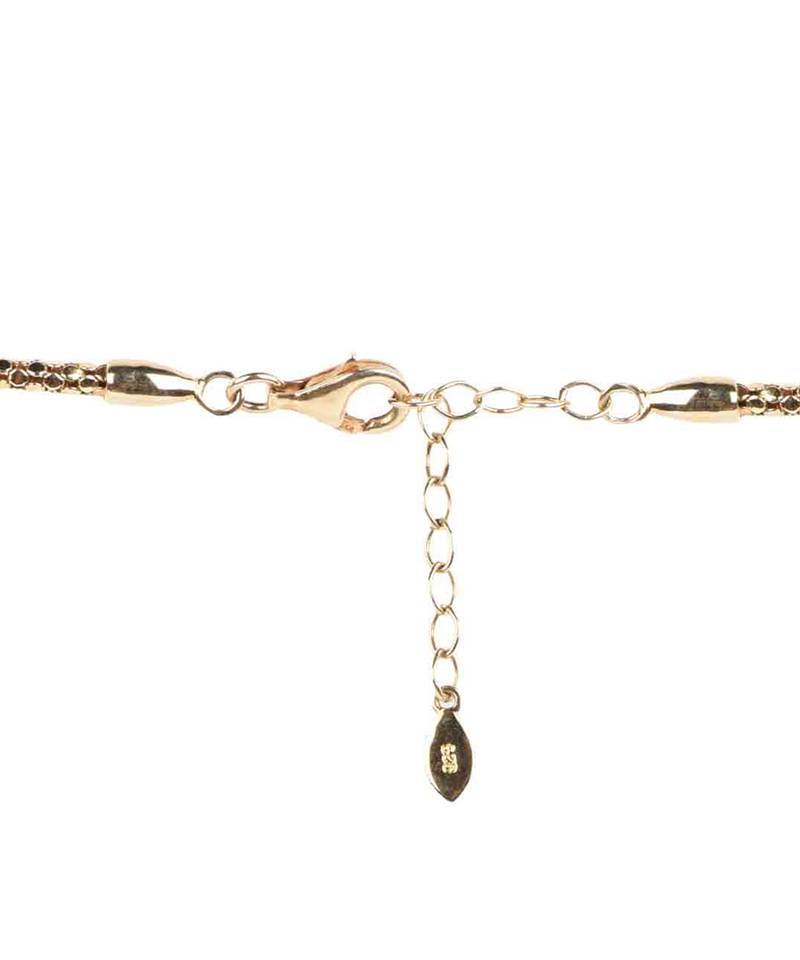 White 2 Row Solitaire Necklace With Earrings