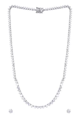 White Graded Solitaire Small