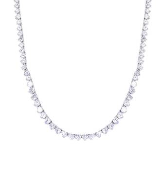 White Graded Solitaire Small 5