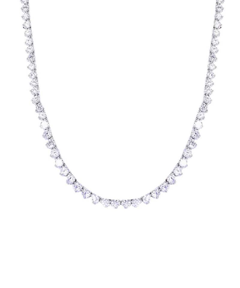 White Graded Solitaire Small