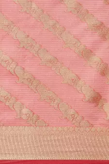   Handwoven kota doria zari booties Saree
