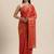 Red Georgette Zari Saree