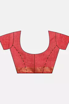   Red & Black Kota Doria Bandhani Saree