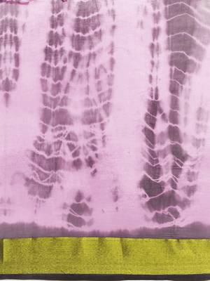 Geroo Jaipur Grey and Light Pink Hand Crafted Shibori Tie & Dye Bandhani Art Chiffon Saree 4