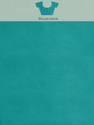 Geroo Jaipur Blue Hand Dyed Bandhani Silk Saree 5