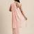 Hand Crafted Peach Mukesh Saree