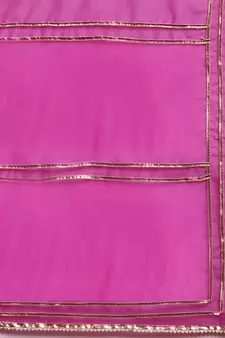   Elegant Pink Shaded Organza Saree with Blouse | Premium Quality