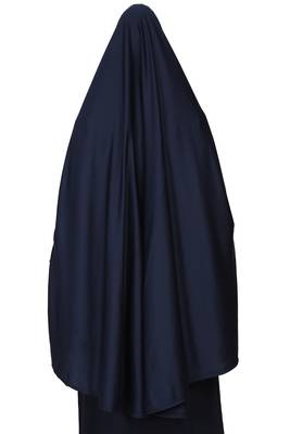 Nazneen stretchable Jeresy elastic at wrist with sleeve  Jilbab cum prayer khimar  Hijab 4