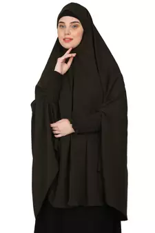 Nazneen stretchable Jeresy smoking at  sleeve  Jilbab cum prayer khimar  Hijab