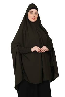 Nazneen stretchable Jeresy smoking at  sleeve  Jilbab cum prayer khimar  Hijab 3
