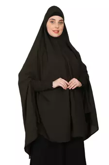 Nazneen stretchable Jeresy smoking at  sleeve  Jilbab cum prayer khimar  Hijab