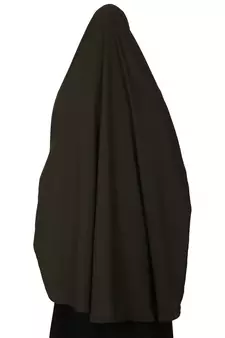 Nazneen stretchable Jeresy smoking at  sleeve  Jilbab cum prayer khimar  Hijab