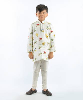 Birds Digital Printed Kurta Set 1