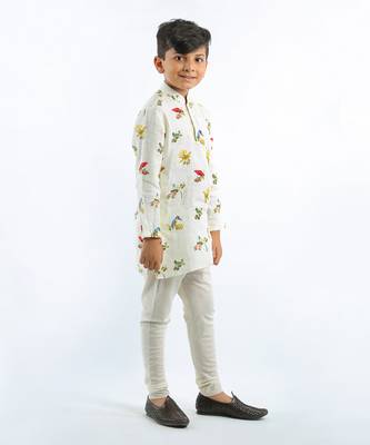 Birds Digital Printed Kurta Set 2