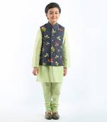 Digital Birds Printed Bundi