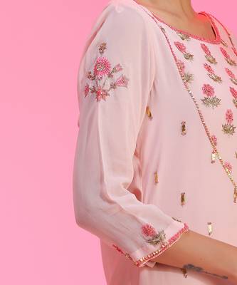 Resham And Gotta Pink Sharara Set 5