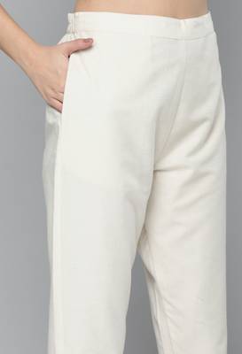 Off-white sequins cotton salwar 4