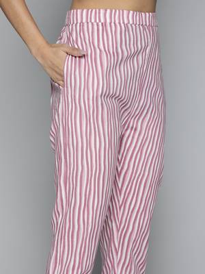 Lavender bandhej cotton salwar 4