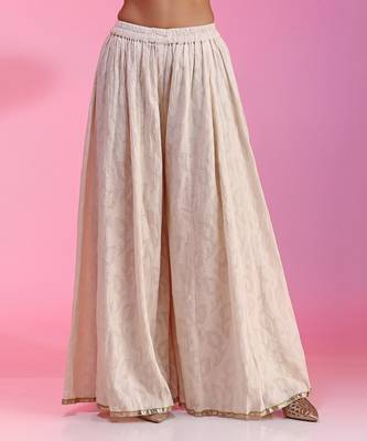 Zardozi Muqaish Green Sharara Set 6