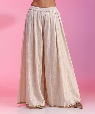 Zardozi Muquaish Coral Sharara Set 5