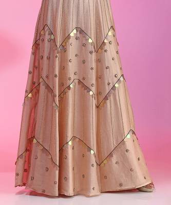 Multichrome Sequin Kalidar Gown 5