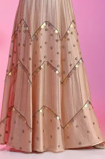Multichrome Sequin Kalidar Gown